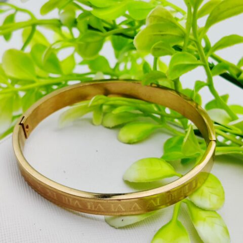 Adjustable Imported Cartier Roman Numeral Gold Bracelet | Best Quality Artificial Bracelet For Girls & Women | Bracelet For Every Occasion | Elegant Design ?