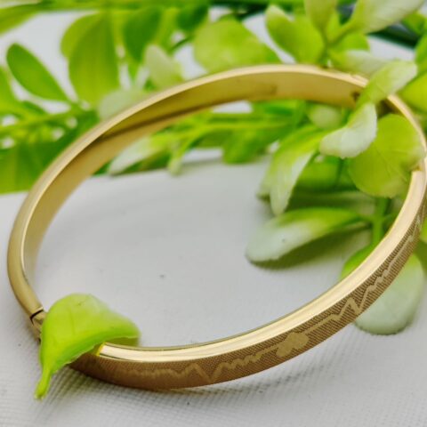 Adjustable Premium Heartbeat-Engraved Adjustable Cartier-Inspired Gold Bracelets | Best Quality Artificial Bracelet For Girls & Women | Bracelet For Every Occasion | Elegant Design ?