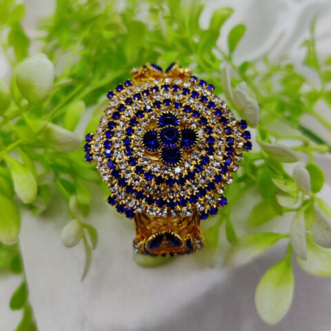 Imported Royal Ruby Crystal Golden Bracelet  Bold and Radiant Elegance Adjustable Bracelet  Best Quality Artificial Bracelet For Girls & Women | Bracelet For Every Occasion | Elegant Design